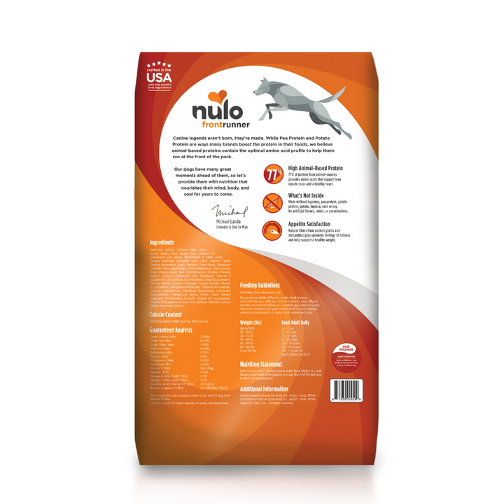 Nulo Frontrunner High-Protein Kibble Dog Food | Kanu Pet