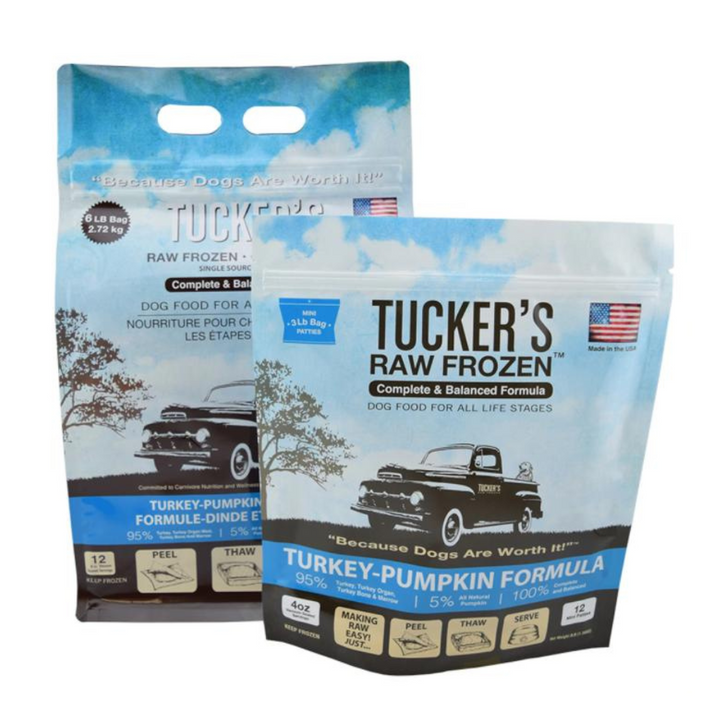 Tucker's Basics Turkey-Pumpkin Raw Frozen Dog Food | Kanu Pet