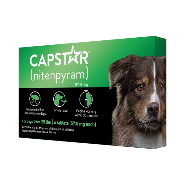 Capstar Flea Treatment for Dogs (25Lb Up) | Kanu Pet
