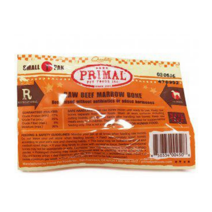Primal Raw Recreational Beef Marrow Bones for Dog | Kanu Pet