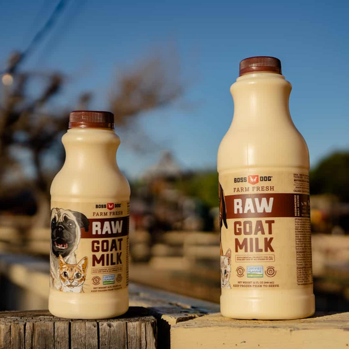 Boss Dog Farm Fresh Raw Goat Milk for Dogs & Cats | Kanu Pet