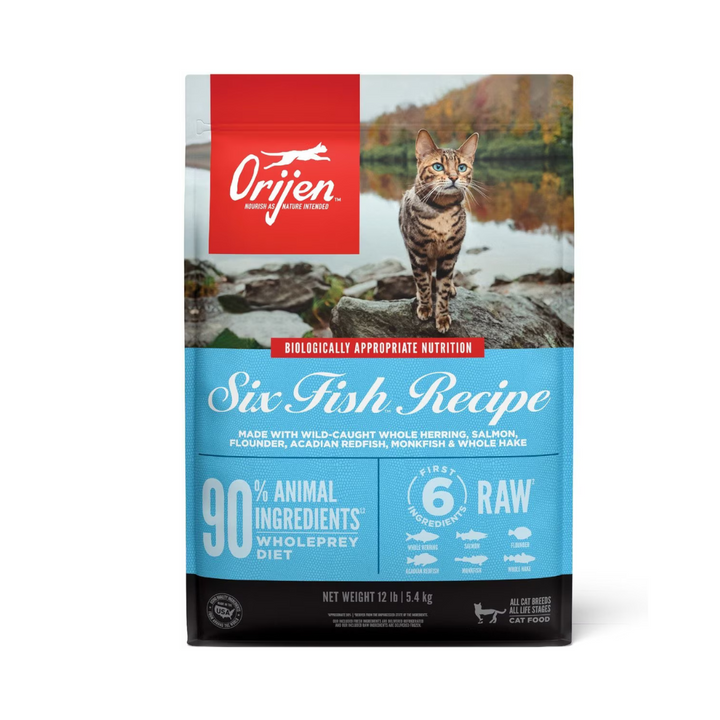 Orijen Six-Fish Gran-Free Dry Cat Food | Kanu Pet