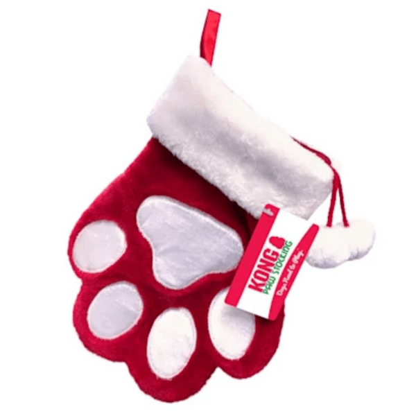 Kong Holiday Stocking Paw Dog Toy | Kanu Pet