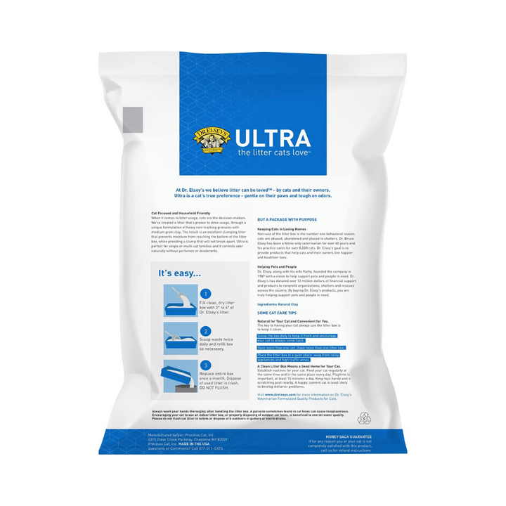Dr. Elsey’s Ultra Unscented Precious Scoopable Cat Litter | Kanu Pet