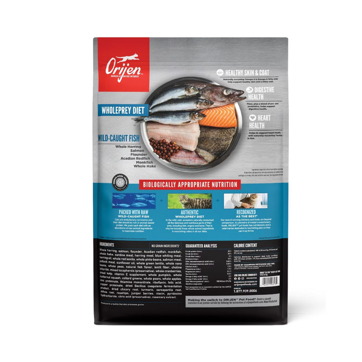 Orijen Six-Fish Gran-Free Dry Cat Food | Kanu Pet