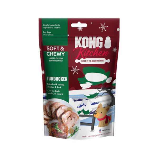 Kong Holiday Kitchen Soft & Chewy TurDucKen Dog Treat | Kanu Pet