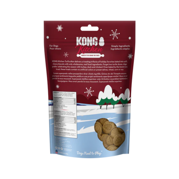 Kong Holiday Kitchen Soft & Chewy TurDucKen Dog Treat | Kanu Pet