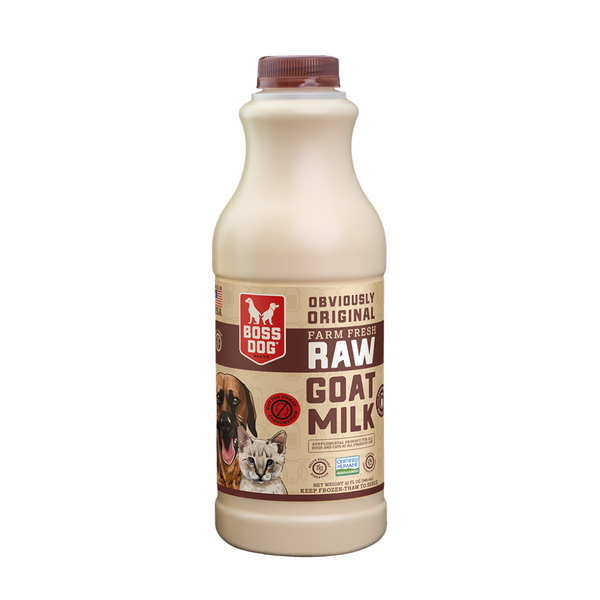 Boss Dog Farm Fresh Raw Goat Milk for Dogs & Cats | Kanu Pet