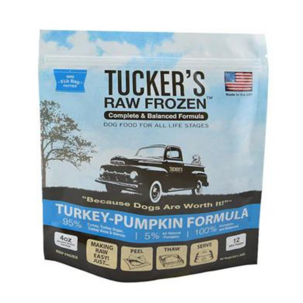 Tucker's Basics Turkey-Pumpkin Raw Frozen Dog Food | Kanu Pet