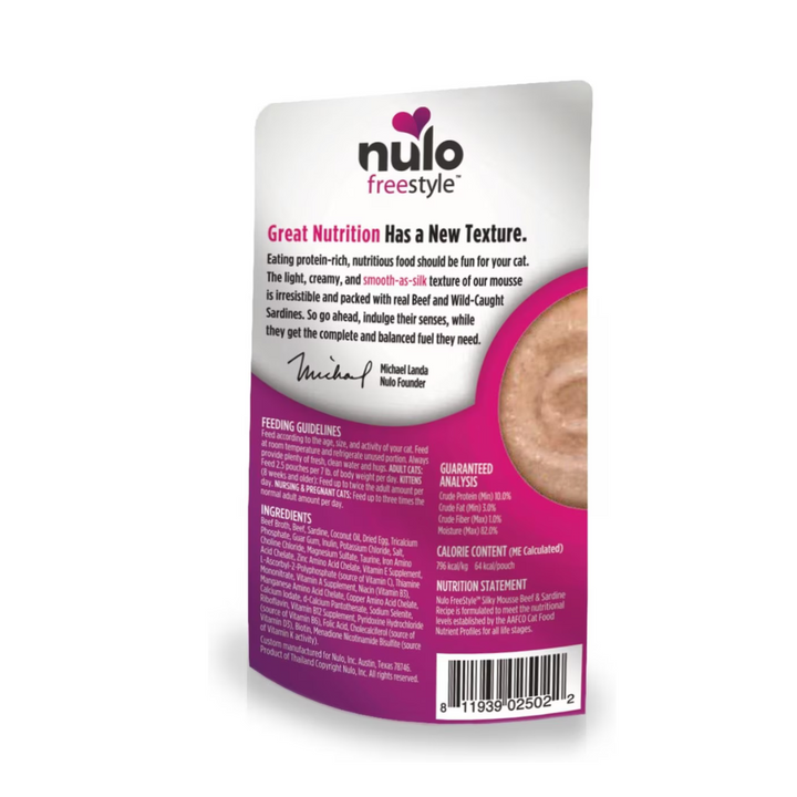 Nulo Freestyle Silky Mousse Cat Wet Food | Kanu Pet