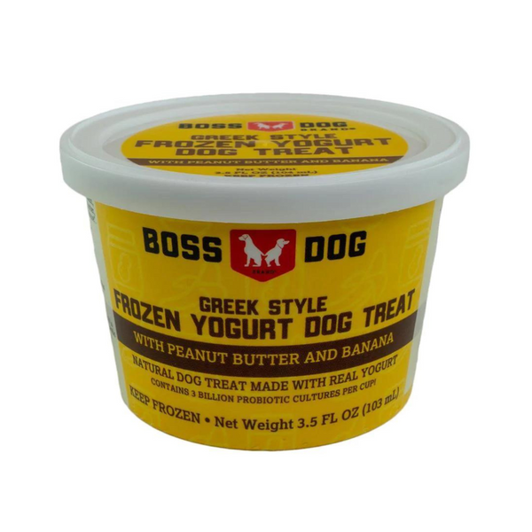Boss Dog Greek Yogurt- Peanut Butter & Banana Dog Treat | Kanu Pet