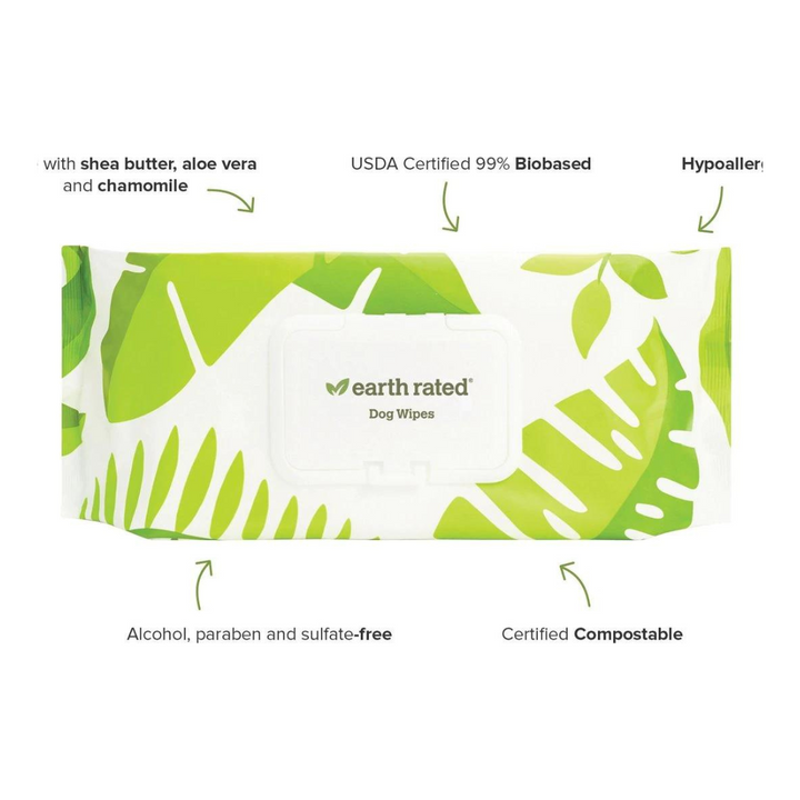 Earth Rated Compostable Dog Wipes | Kanu Pet