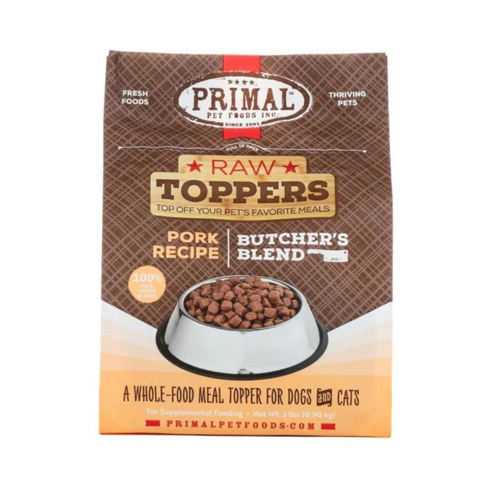 Primal Butcher Blend Topper Pork For Dog & Cat 2 Lbs |Kanu Pet