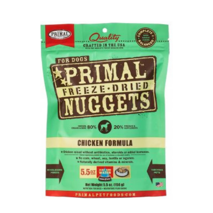 Primal™ Freeze Dried Raw Chicken Formula Dog Nuggets | Kanu Pet