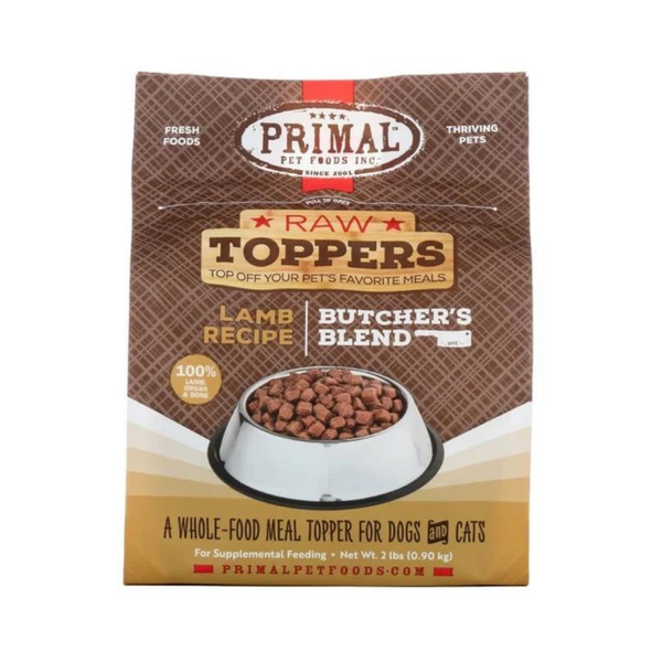 Primal Butcher Blend Topper Lamb For Cat & Dog 2 Lbs | Kanu Pet