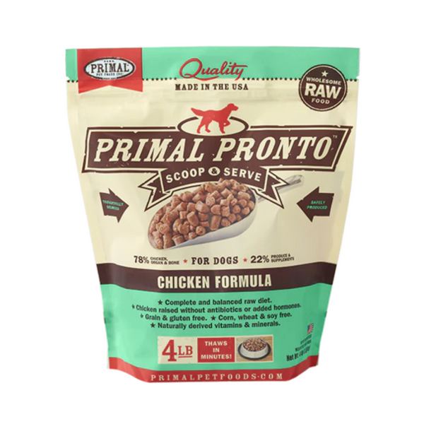Primal Pronto Frozen Raw Scoop & Serve Chicken for Dog | Kanu Pet