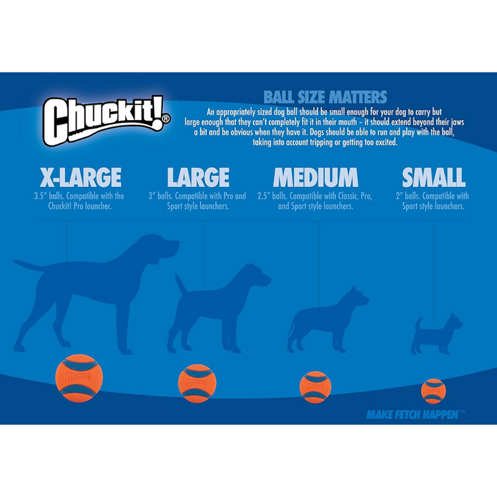 Chuckit! Dog Toy Crunch Ball Medium 2 Pk | Kanu Pet