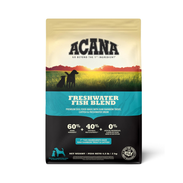 Acana Freshwater Fish Recipe Grain Free Dry Dog Food | Kanu Pet 