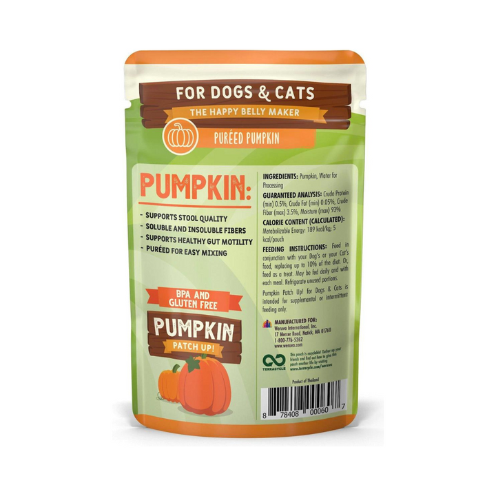 Weruva Pumpkin Patch Up!, Supplement Pouches Dog & Cat Food | Kanu Pet