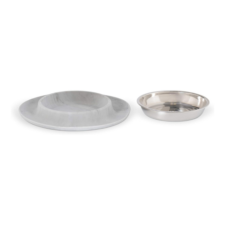 Messy Cats Single Silicone Feeder with SS Shaped Cat Bowl | Kanu Pet