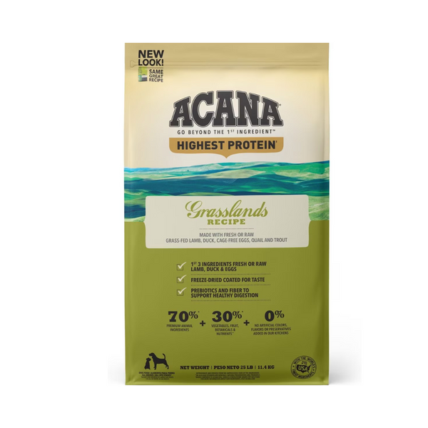 Acana Grassland Grain Free Dry Dog Food | Kanu Pet