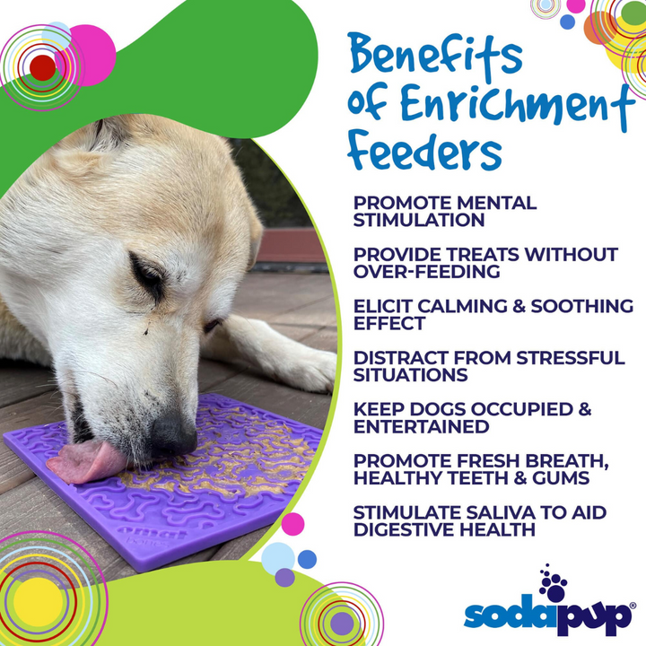 Sodapup Emat Enrichment Lick Mat Dog Chew | Kanu Pet