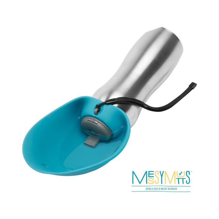 Messy Mutts Stainless Steel Water Bottle & Bowl for Dogs | Kanu Pet