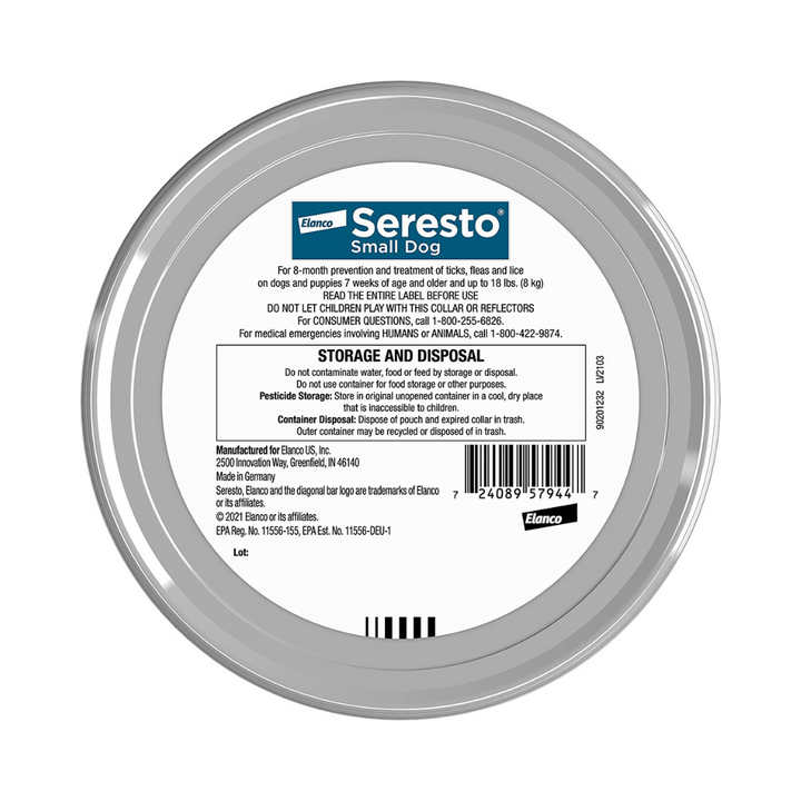 Seresto Flea & Tick Small Dog Collar | Kanu Pet