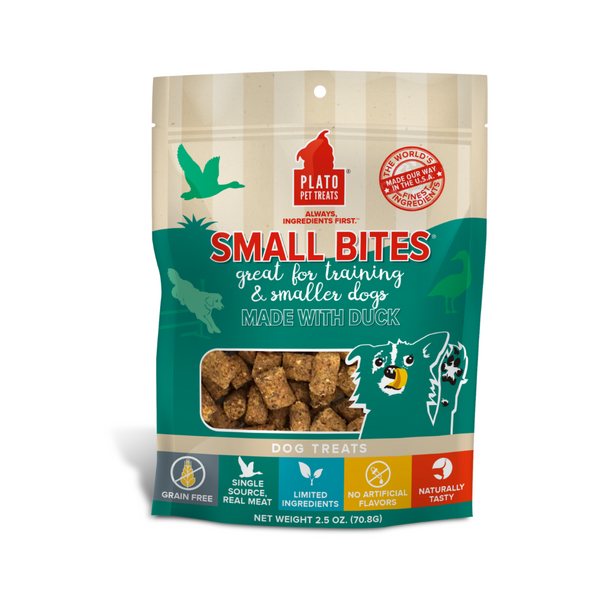 Plato Small Bites Meaty Morsel Dog Treats | Kanu Pet