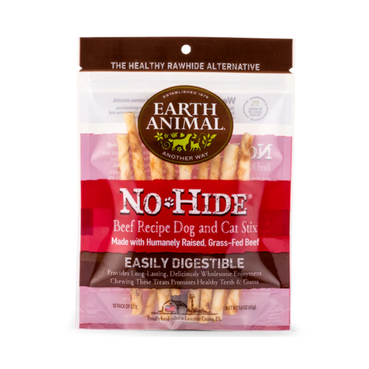 Earth Animal No Hide Beef Chew Stix Dog Treat | Kanu Pet