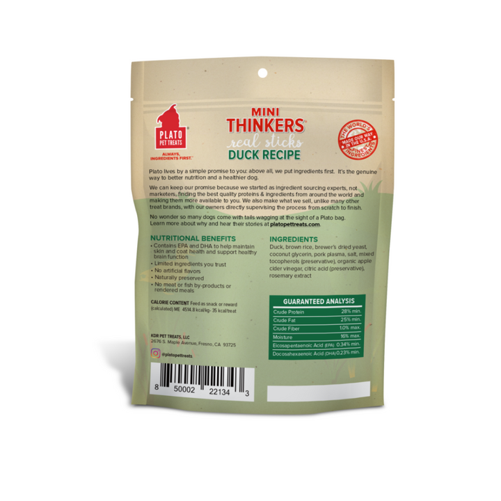 Mini Thinkers Duck Meat Stick Dog Treats | Kanu Pet