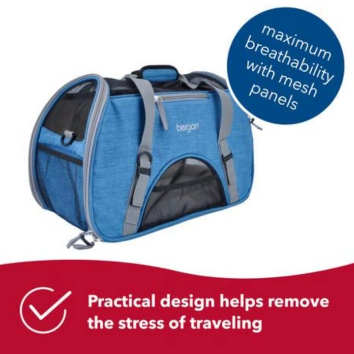 Coastal Bergan Heather Bermuda Comfort Dog & Cat Carrier | Kanu Pet