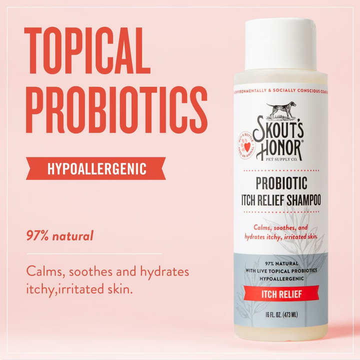 Skout's Honor Probiotic Itch Relief Dog & Cat Shampoo | Kanu Pet