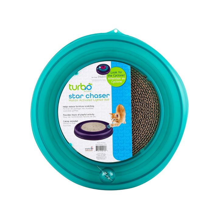 Coastal Bergan Star Chaser Turbo Scratcher Cat Toy | Kanu Pet