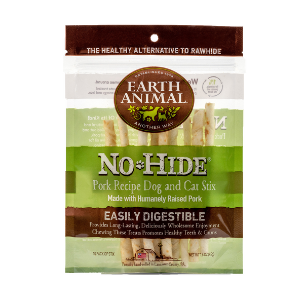 Earth Animal No Hide Pork Chew Stix Dog Treats | Kanu Pet