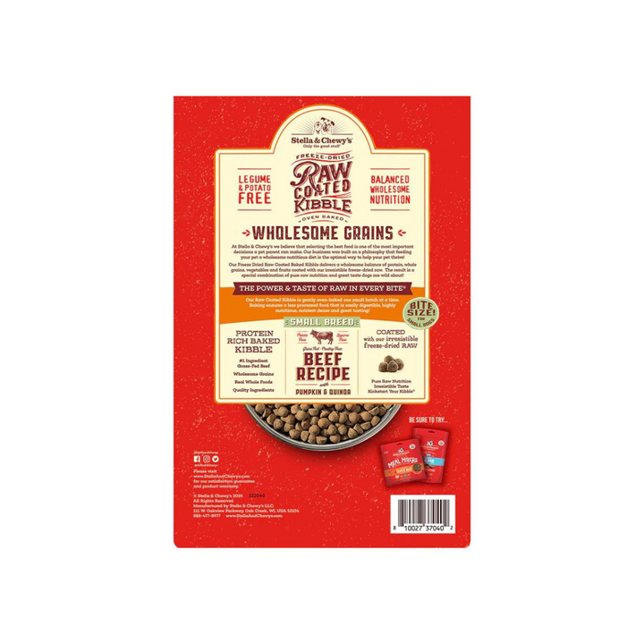 Stella & Chewy's Wholesome Raw Coated Small Breed Dog Food | Kanu Pet