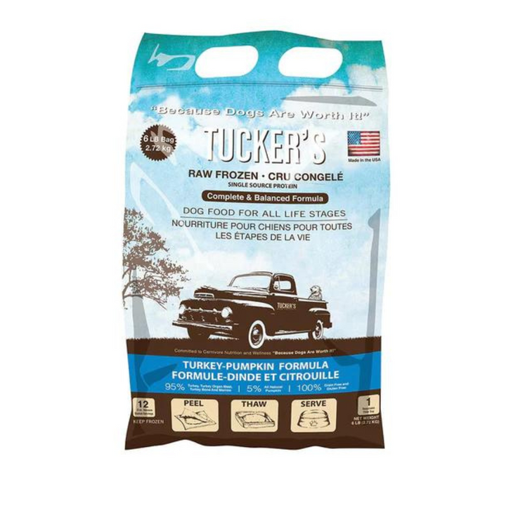 Tucker's Basics Turkey-Pumpkin Raw Frozen Dog Food | Kanu Pet