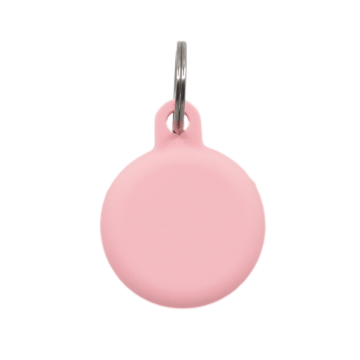 AirTag Holder Ring Mounted Pink | Kanu Pet