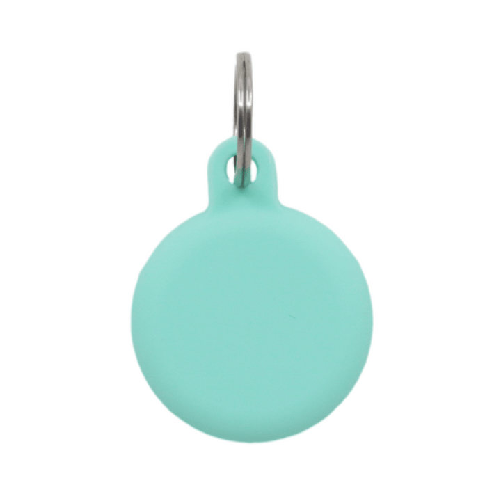 AirTag Holder Ring Mounted Teal | Kanu Pet