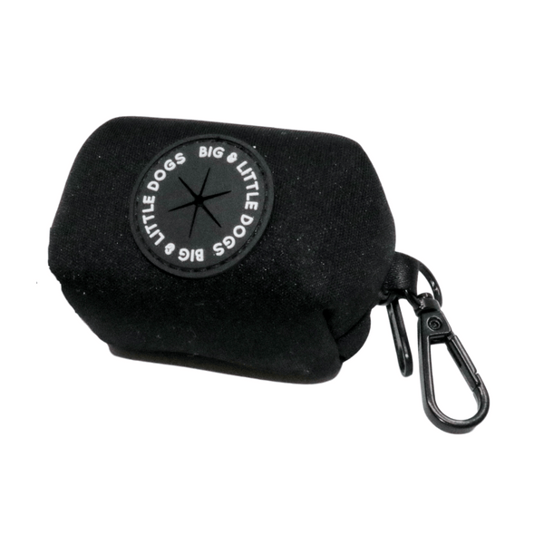 Big and Little Dogs Black Dog Poop Bag Holder | Kanu Pet