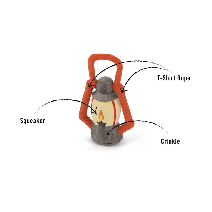 Pet Play Camp Corbin Pack Leader Lantern Plush Dog Toy | Kanu Pets