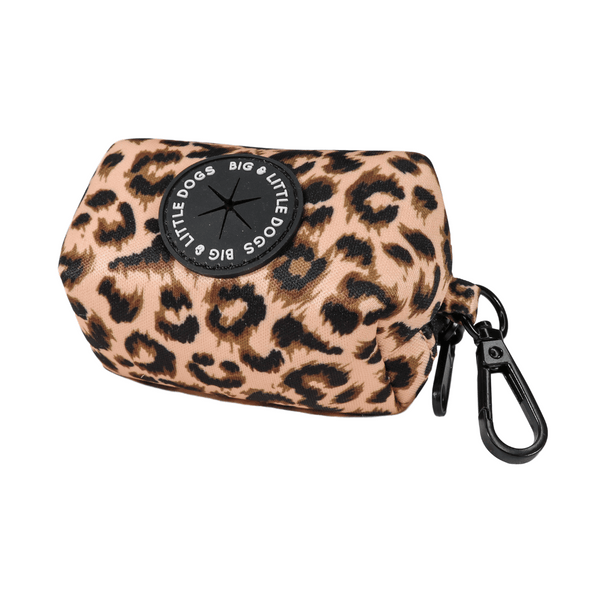 Big & Little Dogs Luxurious Leopard Dog Poop Bag Holder | Kanu Pet