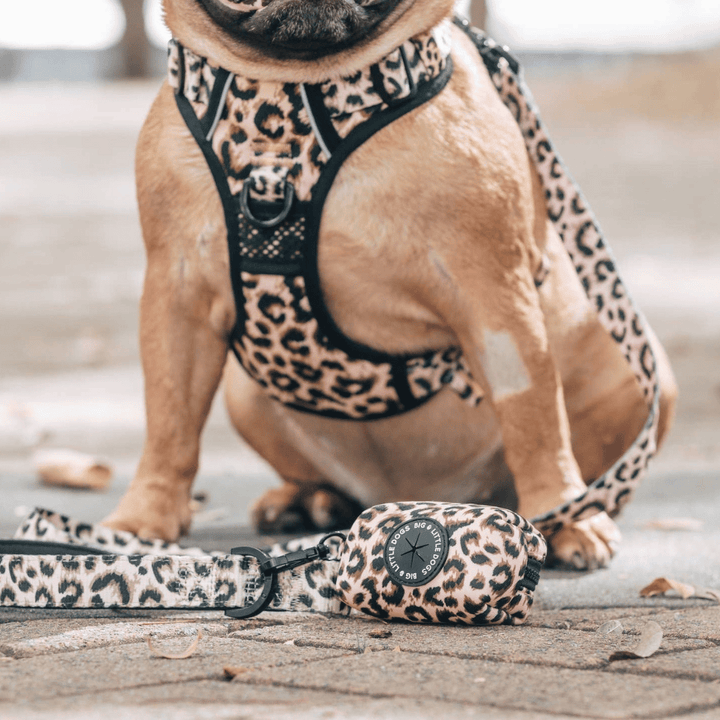 Big & Little Dogs Luxurious Leopard Dog Poop Bag Holder | Kanu Pet