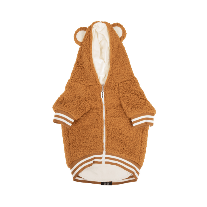 Big & Little Dogs Caramel Teddy Hoddie Dog Jumper | Kanu Pet