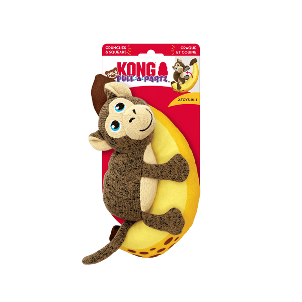 Kong Pull-A-Aartz Pals Monkey Dog Toy | Kanu Pet
