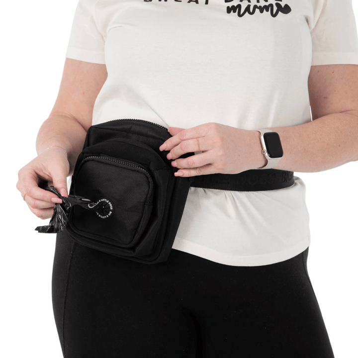 Big and Little Dogs Black The Ultimate Training Pouch | Kanu Pet
