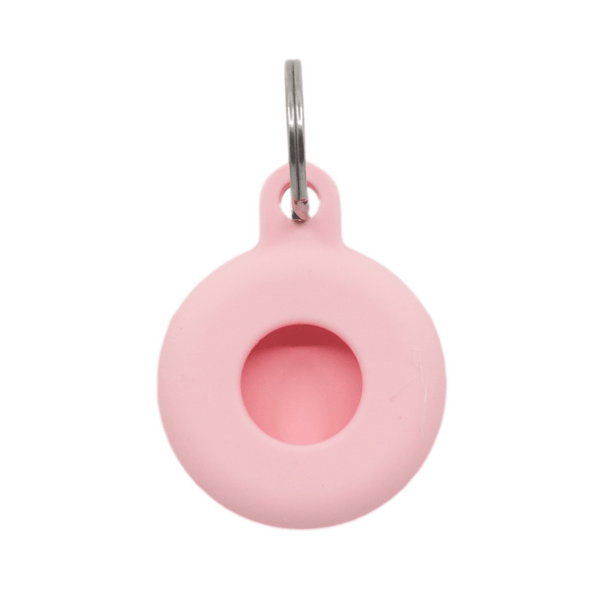 AirTag Holder Ring Mounted Pink | Kanu Pet