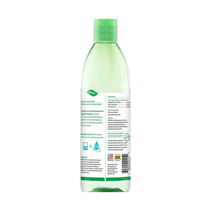 Tropiclean Fresh Breath Oral Care Cat Water Additive | Kanu Pet
