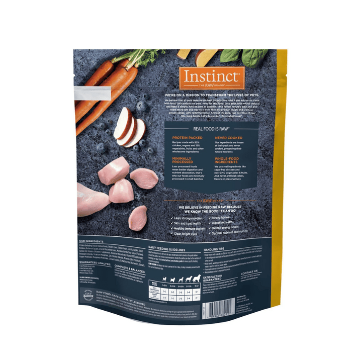 Instinct Raw Cage Free Chiken Recipe Dog Food | Kanu Pet