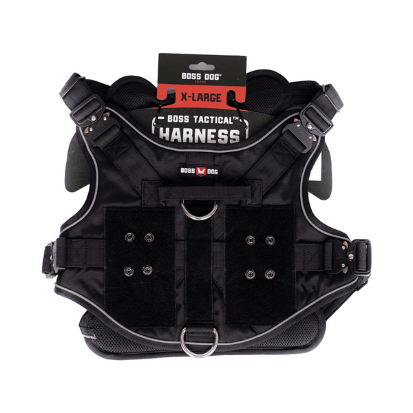 Boss Dog Black Tactical Dog Harness | Kanu Pet